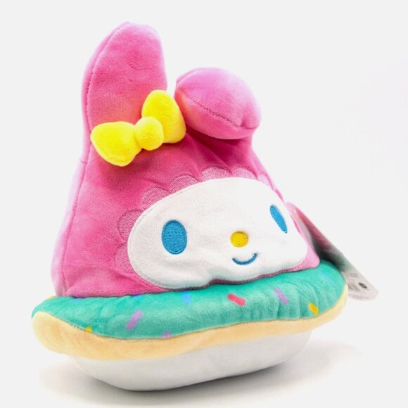 7" My Melody Summer Edition Sanrio Squishmallows / Jazzwares / KellyToy / BNWT - Picture 2 of 4